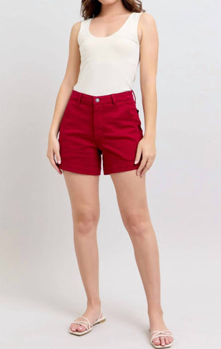 Judy Blue - Red Heart High Waisted Judy Blue Shorts