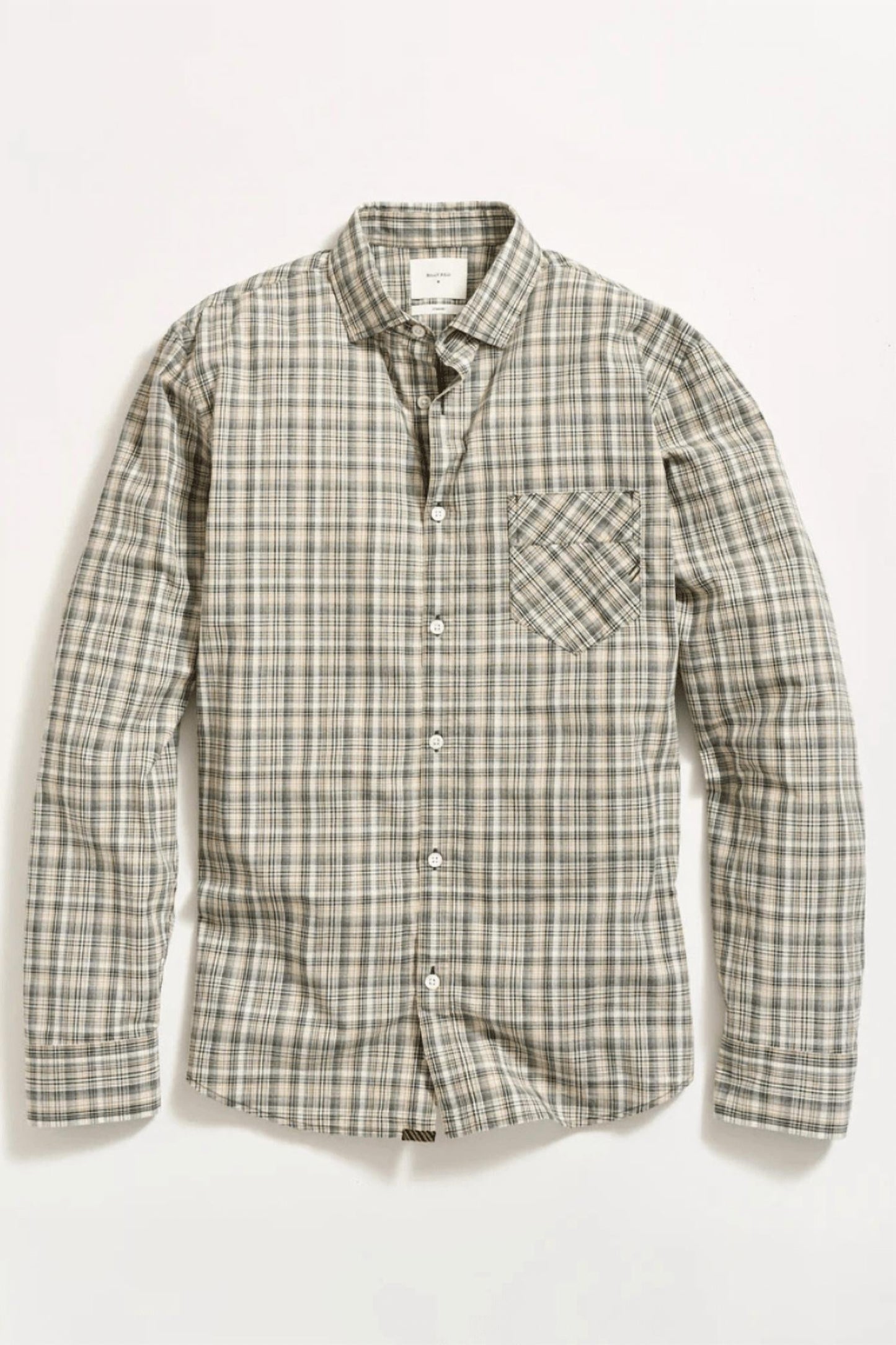 Billy Reid - Men's Micro-madras Plaid T-shirt