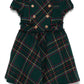 Abel & Lula - Girls Check-Pattern Tweed Dress