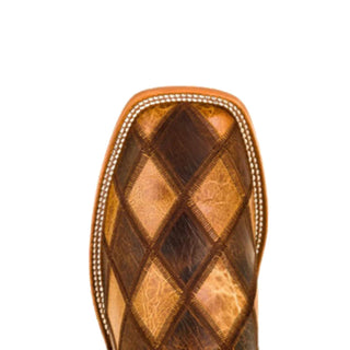 Anderson Bean Boots - Men's Horsepower Collection Western Boot With Crazy Train Patchwork Foot