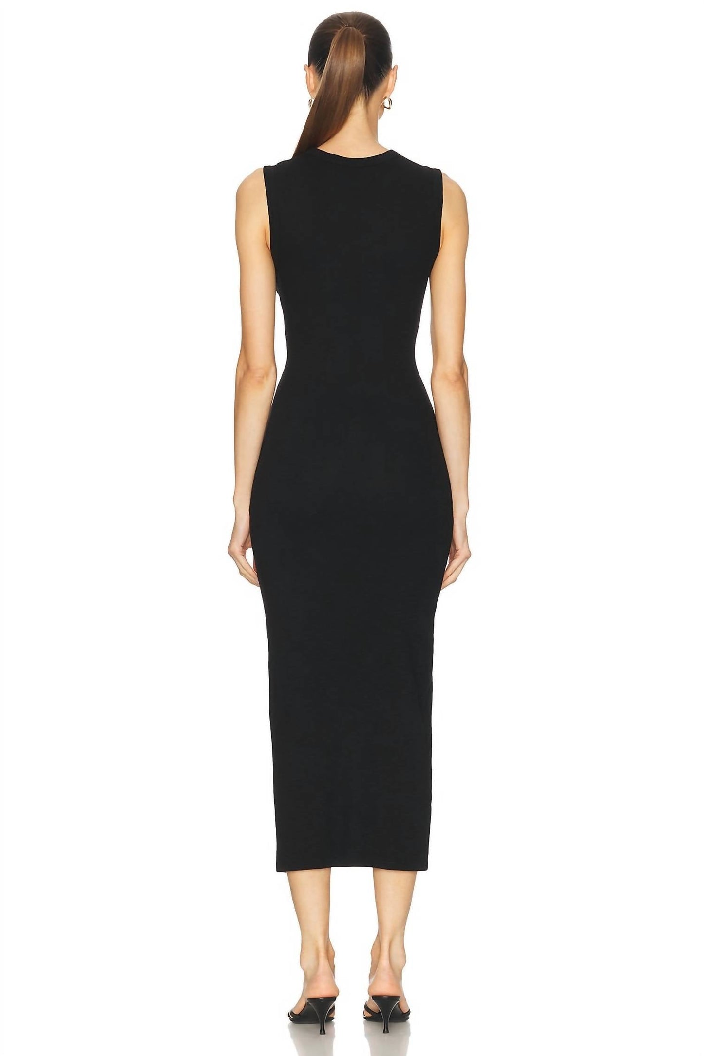 Enza Costa - Textured Rib Sleeveless Maxi Dress