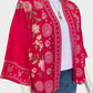 Johnny Was - LINEN CROPPED KIMONO DELLA
