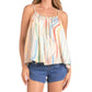 Elan - Santa Barbara Flowy Printed Tank Top