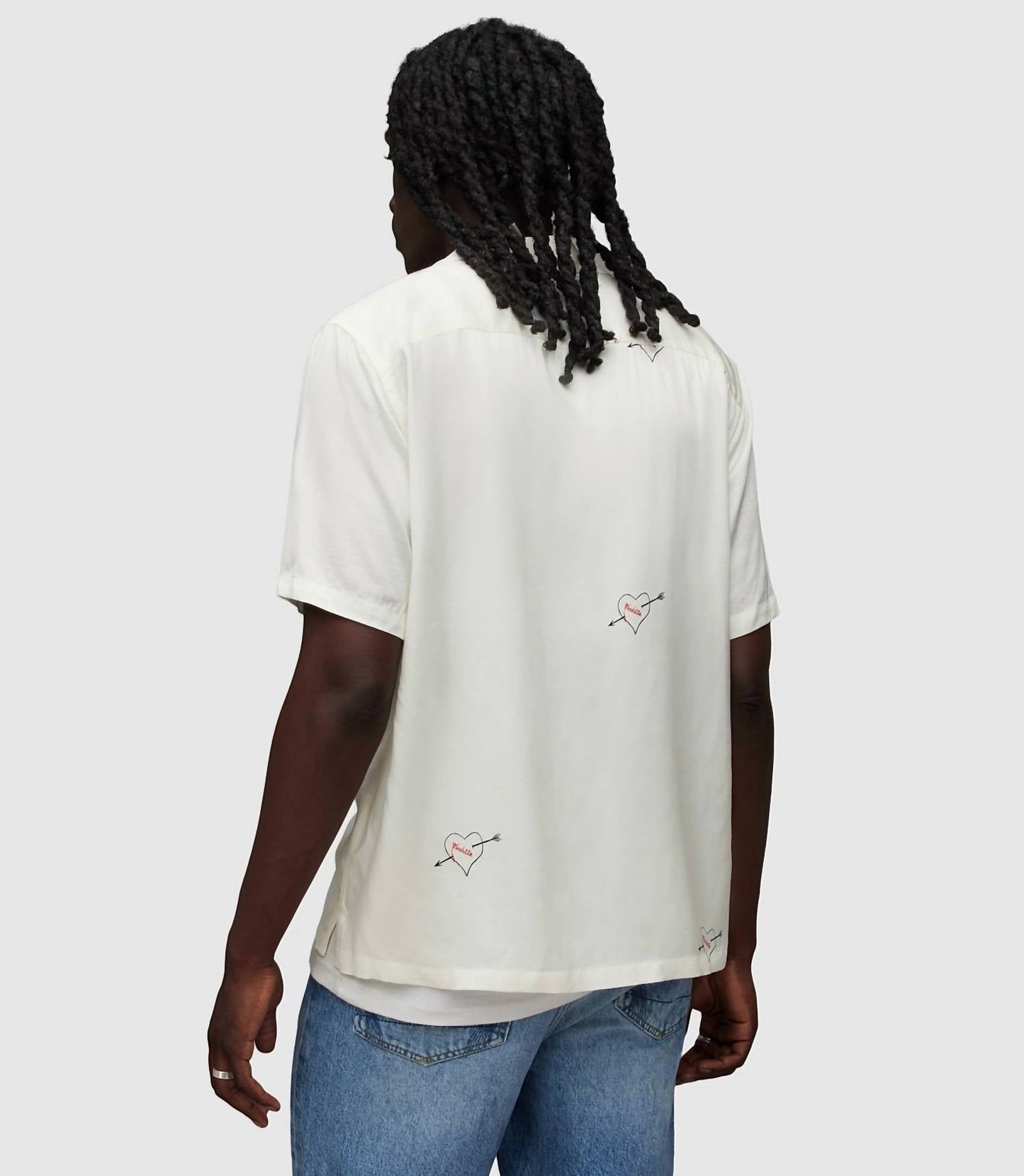 Allsaints - Bow Short Sleeve Button Up Shirt