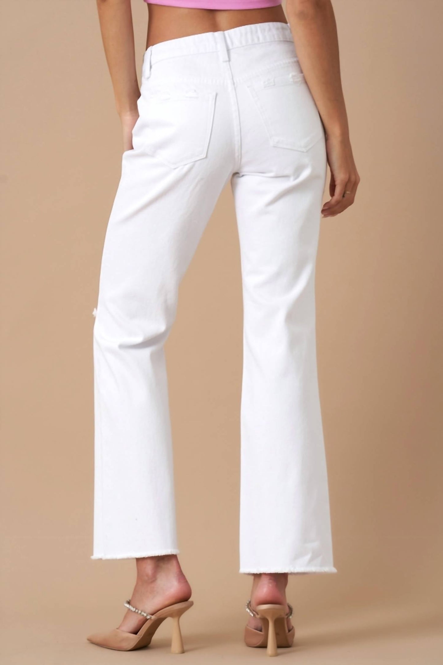 Insane Gene - High Rise Straight Leg Denim Pant