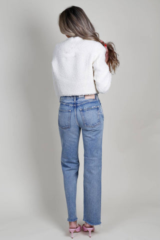 Generation Love - Emille Tweed Bomber Jacket