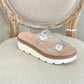 Chinese Laundry - Clear Platform Vinyl Sandals