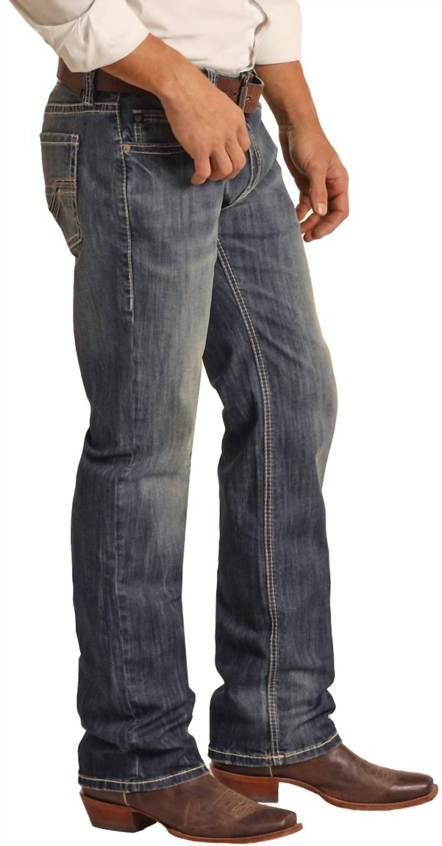 Rock & Roll Denim - Pistol Relaxed Stackable Bootcut Jean