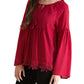 Entro - Lace, Bell & Tassel Tunic Top
