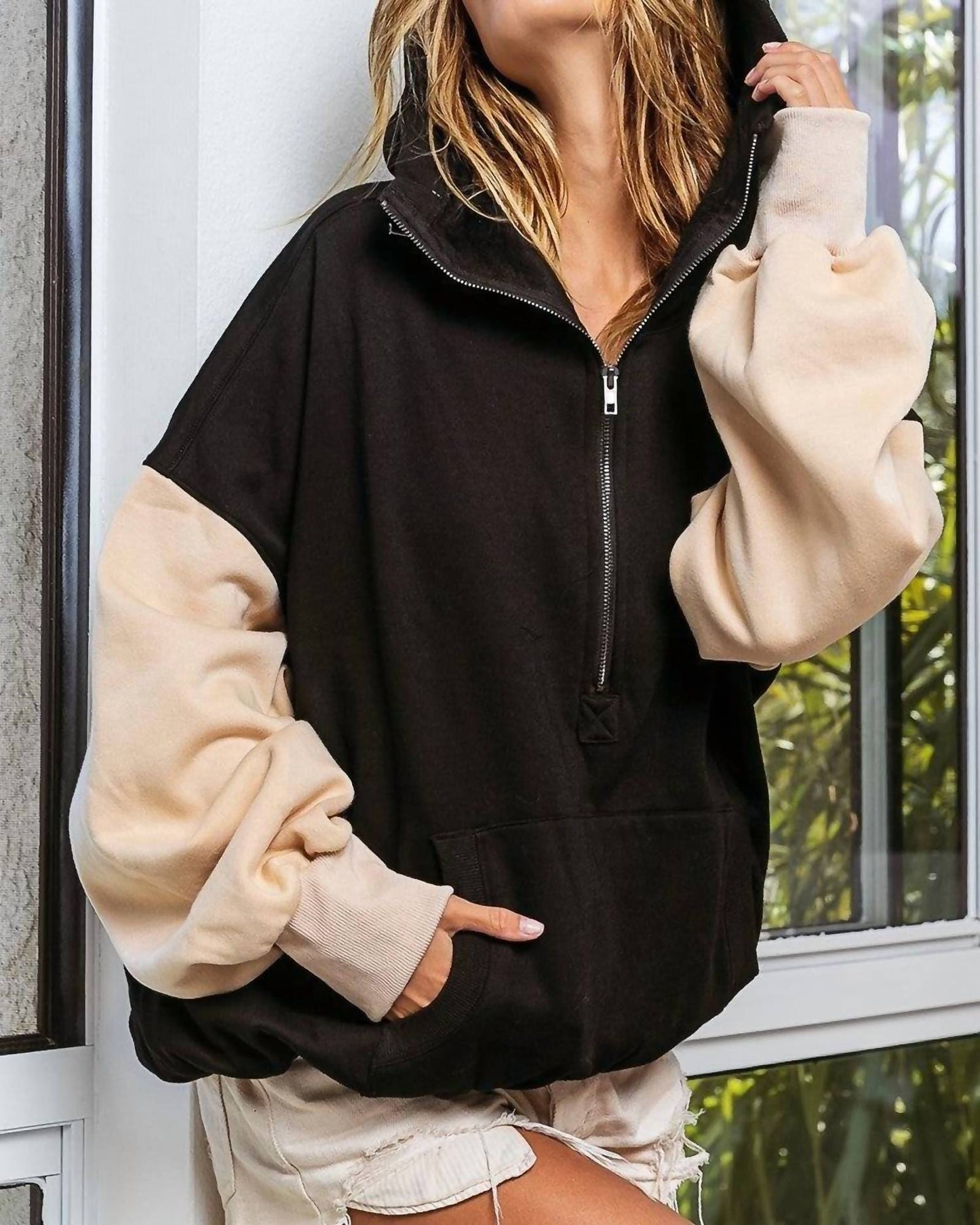 Bibi - Everything I'll Ever Need Color Block Hoodie