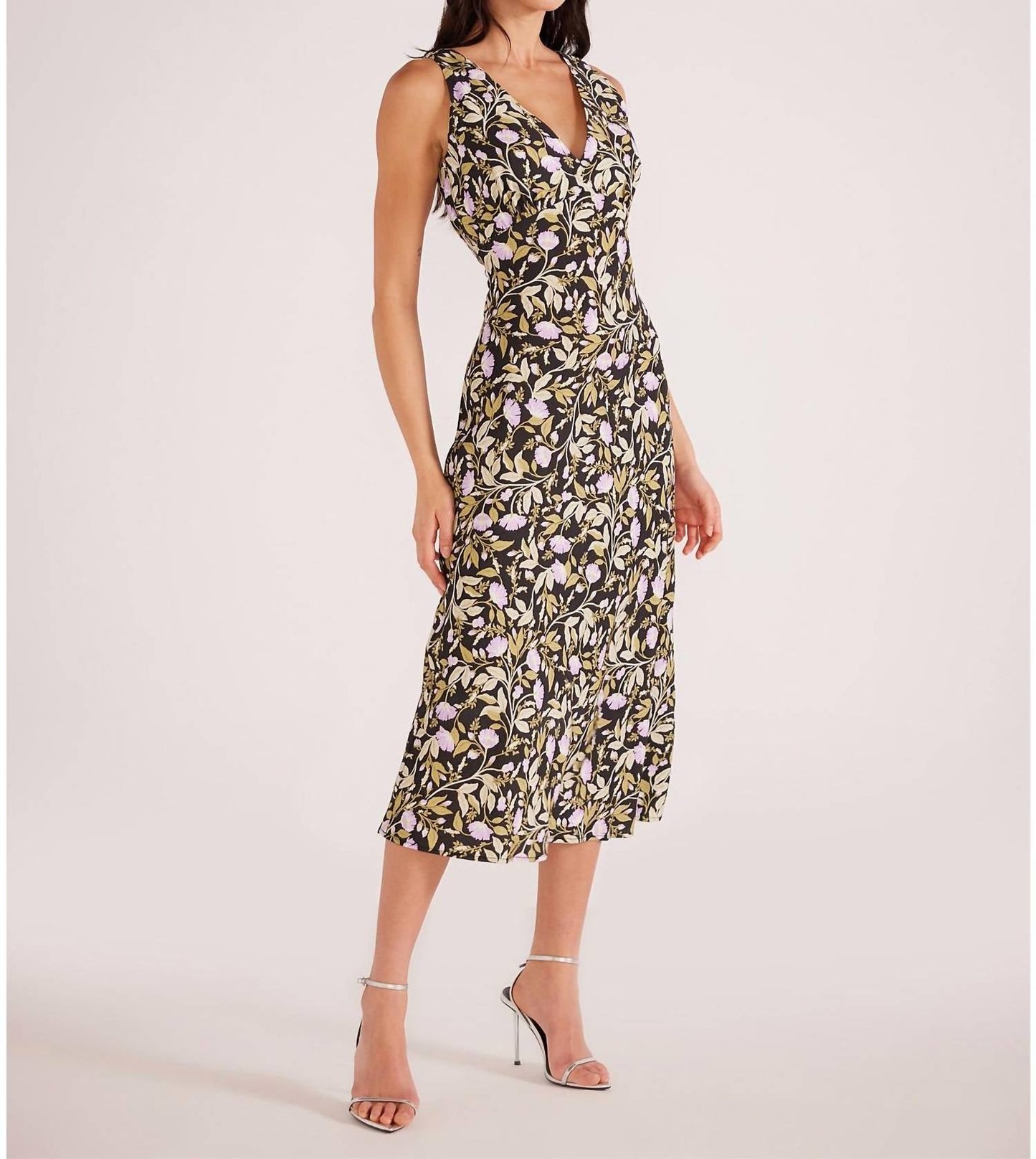 Minkpink - Nocturne Bias Cut Midi Dress