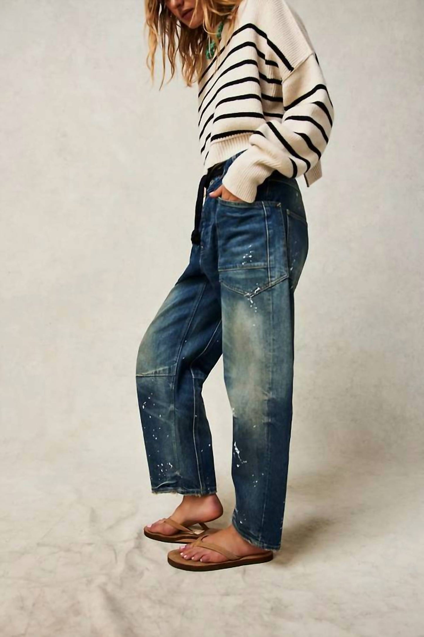 Free People - Women's Moxie Low Slung Jeans