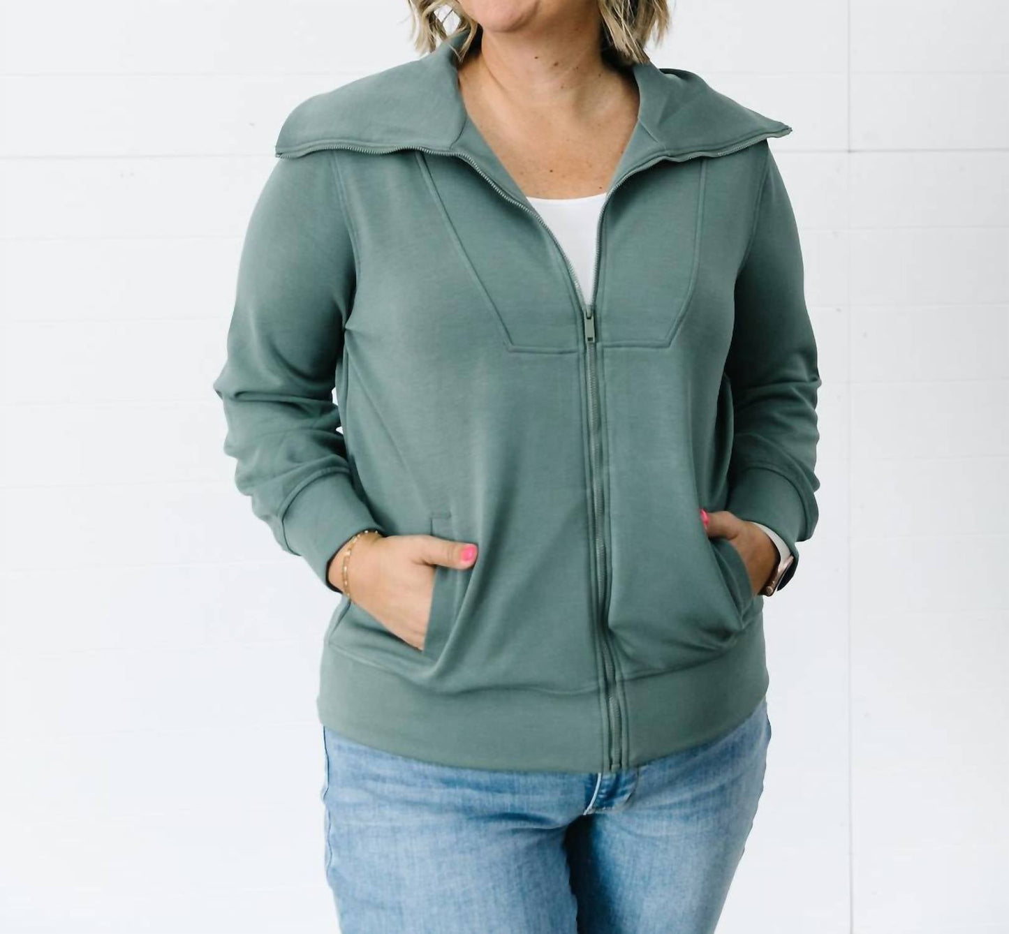 Rae Mode - Cassidy Zip Up Jacket - Plus