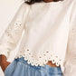 Z Supply - Ambroise Eyelet Long Balloon Sleeves Top