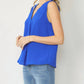 Entro - Sleeveless V-neck Top