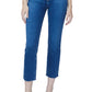 PAIGE Cindy High Waist Crop Straight Leg Jeans in Wonderwall, Size 27