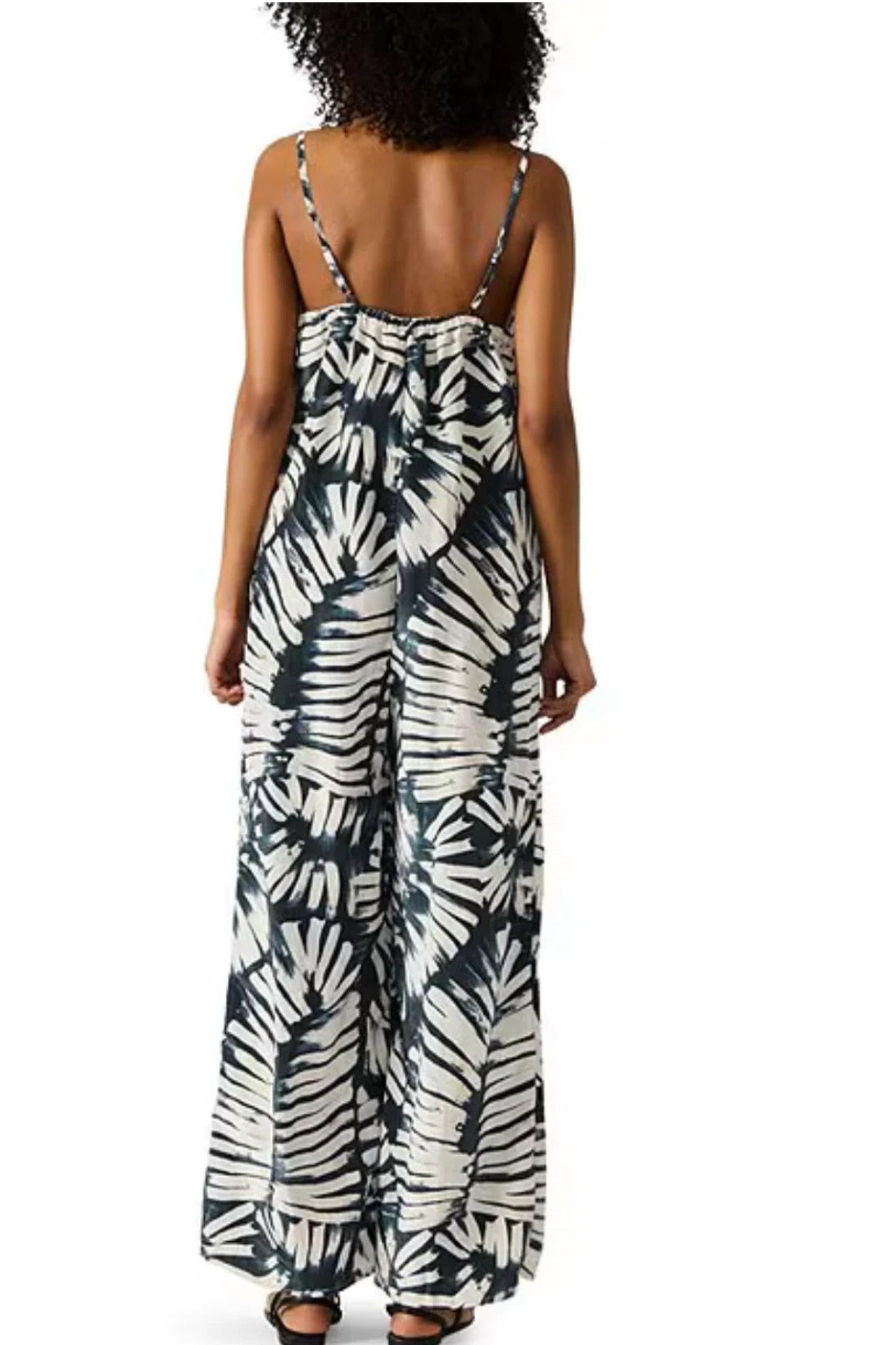Steve Madden - Desdemona Printed Crinkled Jumpsuit
