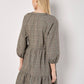 Apricot - HERITAGE CHECK RUFFLE HEM MINI DRESS