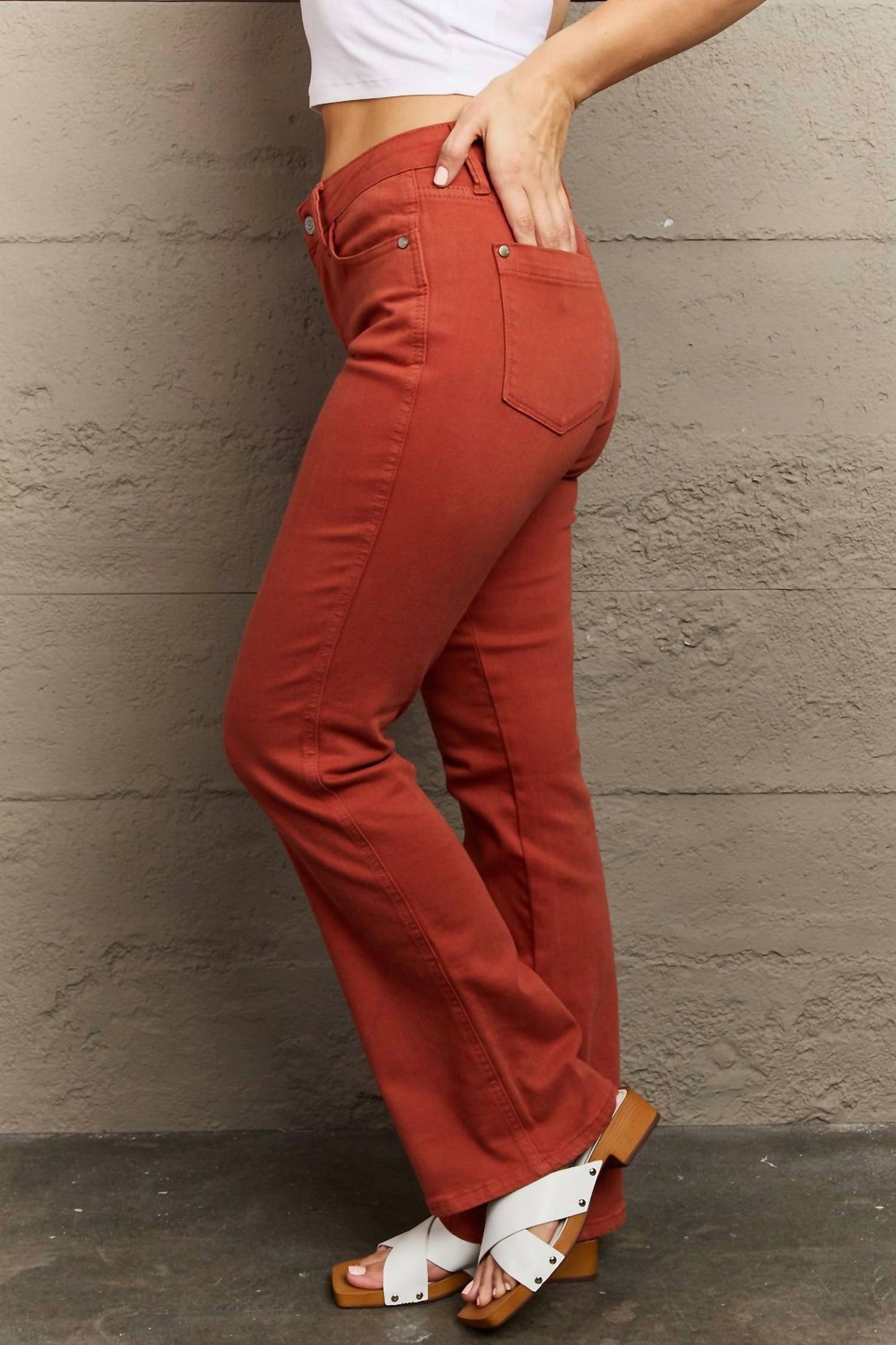 Judy Blue - Olivia Full Size Mid Rise Slim Bootcut Jeans