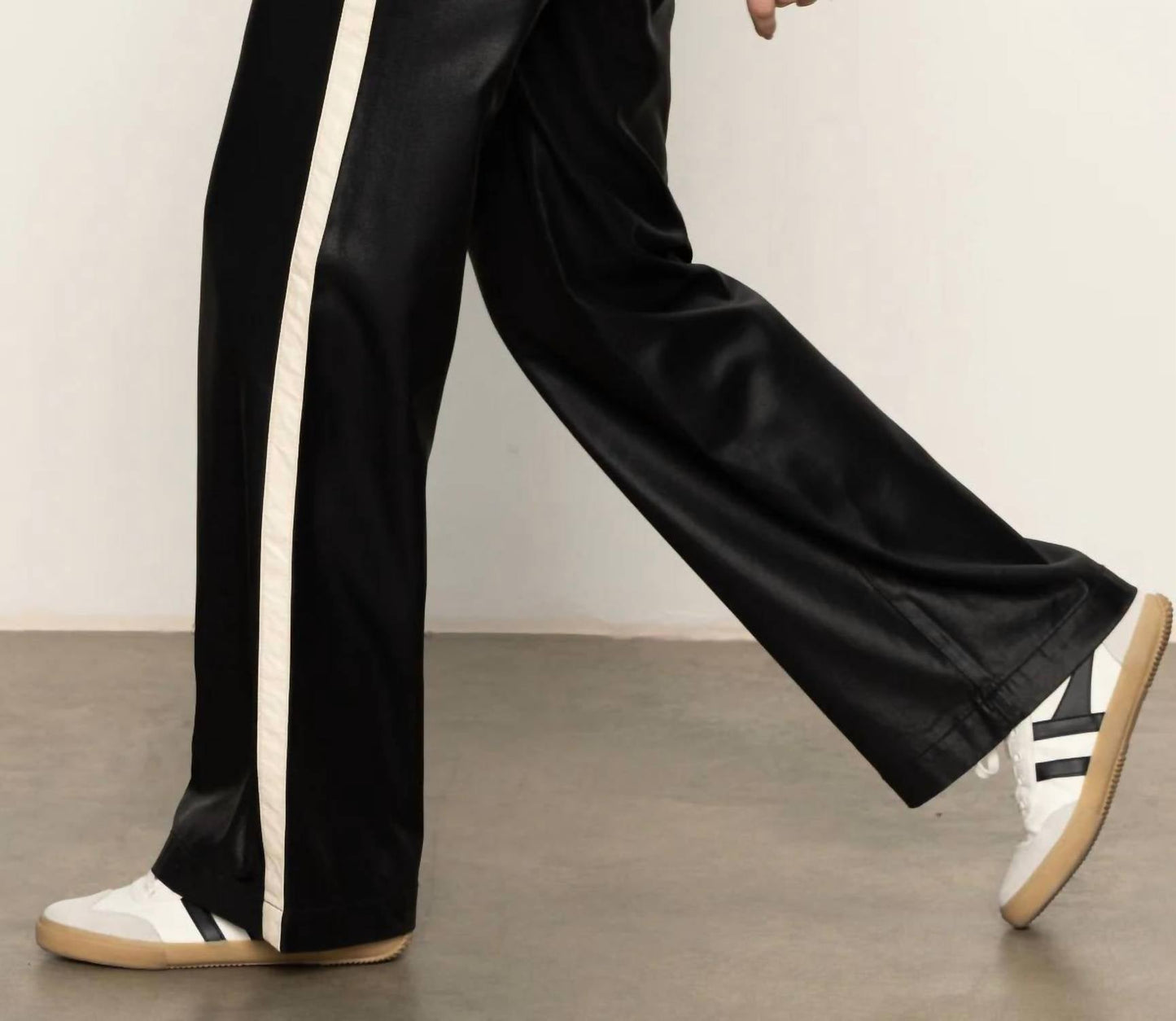 Sanctuary - Coated Twill Track Pant
