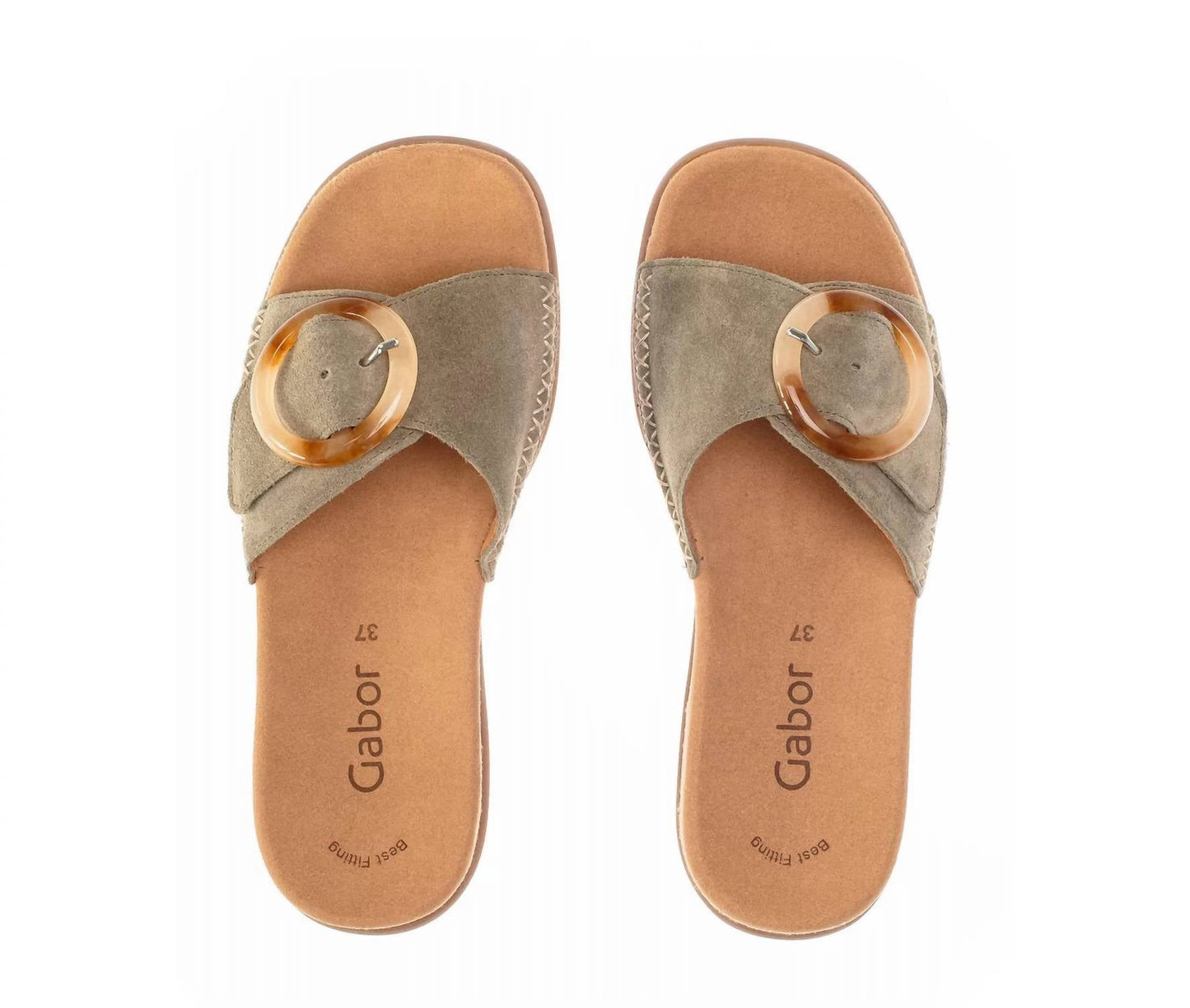 Gabor - Women's Pantolette 83.701.19 Flat Sandal