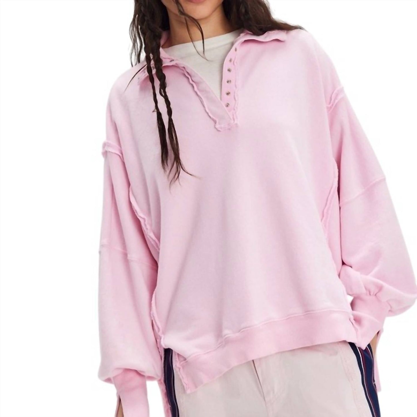 Free People - Camden Henley Sweatshirt