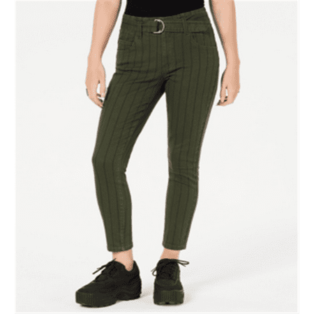Indigo Rein Junior s Striped Twill Skinny Jeans Green Size 1