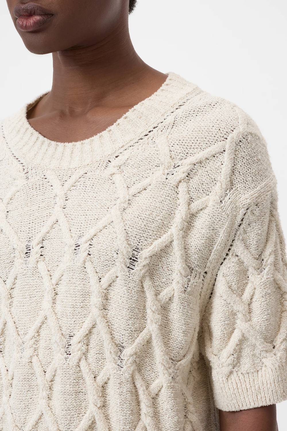 Closed - Crew Neck Short Sleeve Blouse