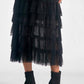 Elan - Layered Tuille Midi Skirt