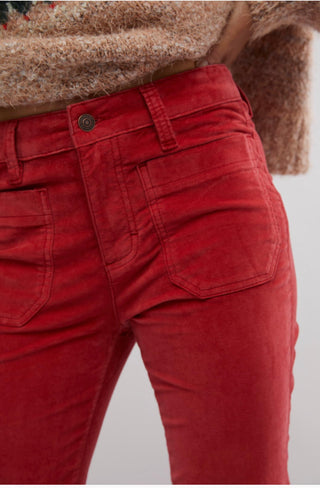 Free People - Calça Flare High Time Kick