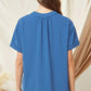 Entro - Textured Placket Top