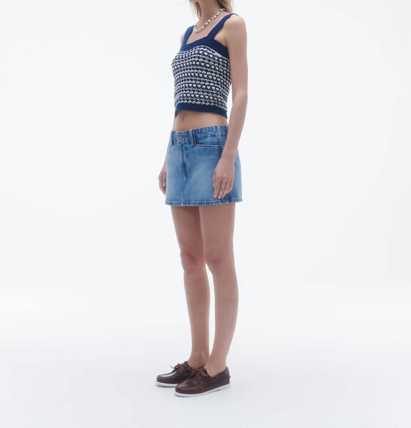 Guest In Residence - Marti Square Neck Tank Top