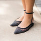 Free People - Women's Sheer Gitter Jules Flat Shoes
