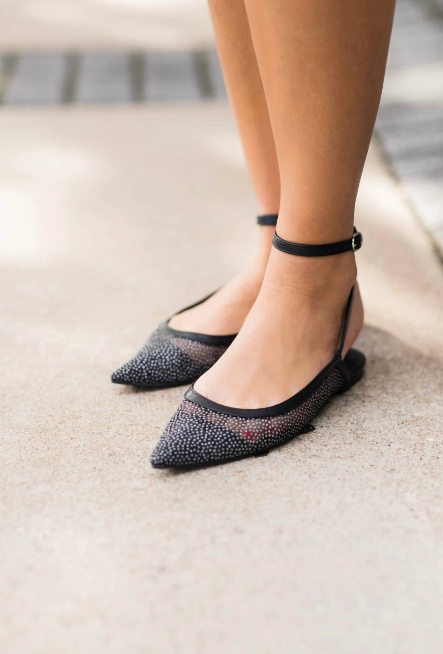 Free People - Women's Sheer Gitter Jules Flat Shoes