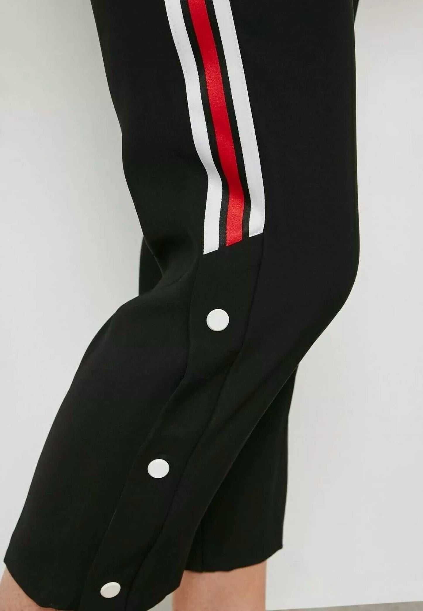 Topshop - Side Stripe Popper Pants