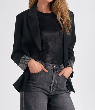 Elan - Blazer Eloise com Punhos de Strass