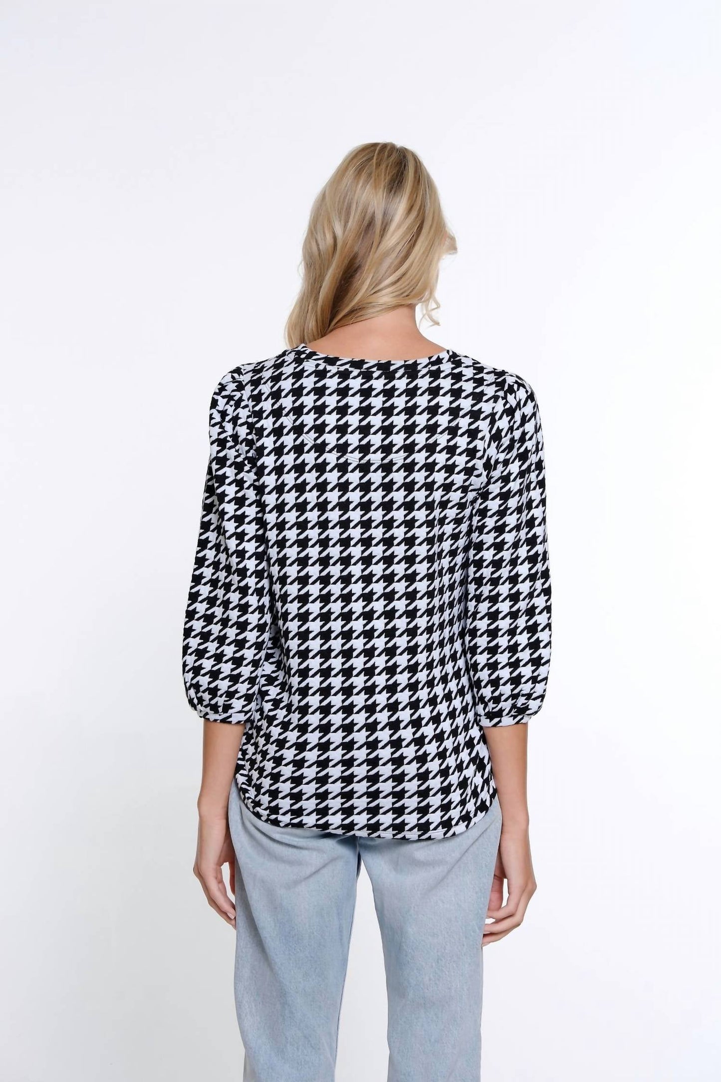 Multiples - 3/4 Sleeve Scoop Neck Top