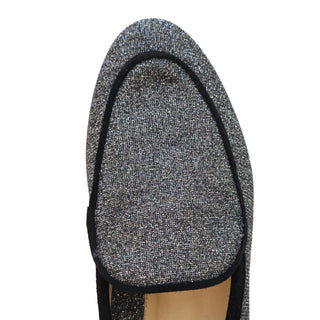 Lalisa - Women's Galaxia Pewter Glitter Loafers