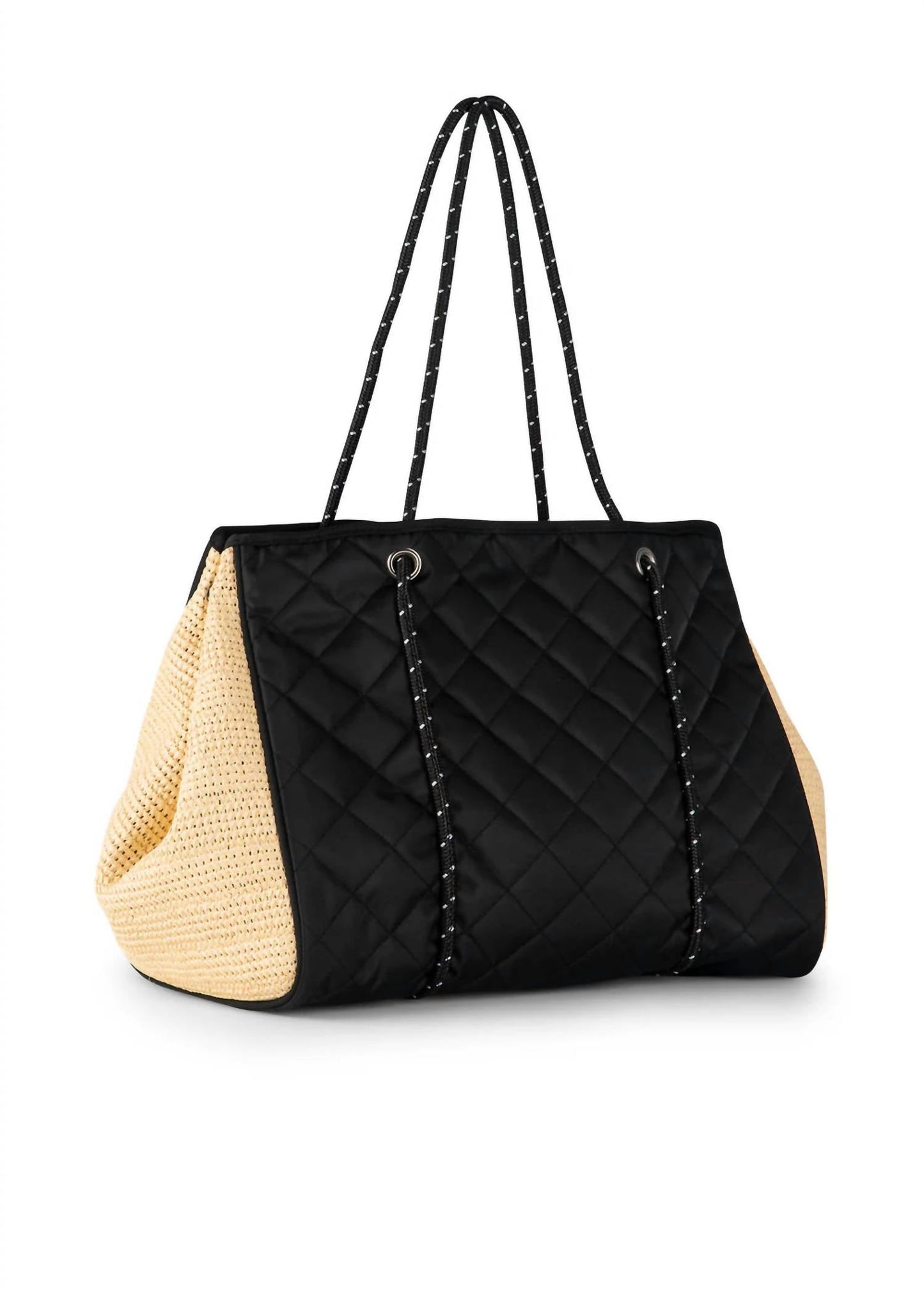 Haute Shore - Women's Greyson Quilted Raffia Tote