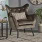 Alyssa Mid Century Upholstered Arm Chair With Wingback Design
