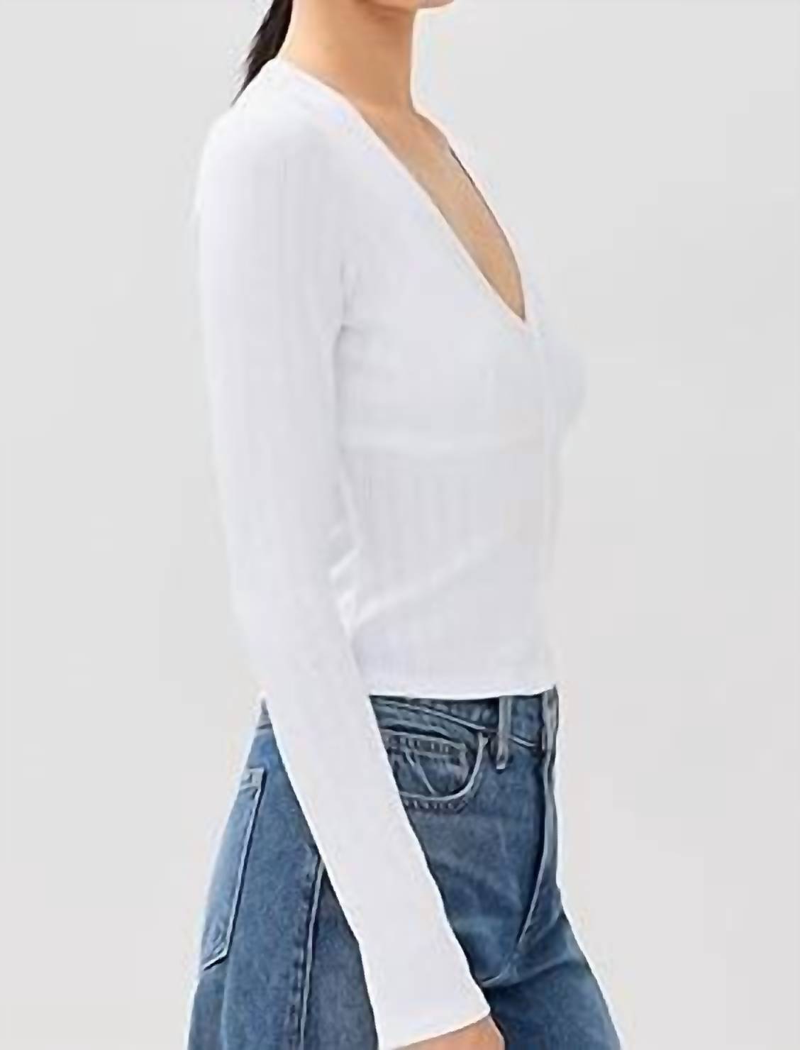 Good American - Pointelle Cardigan