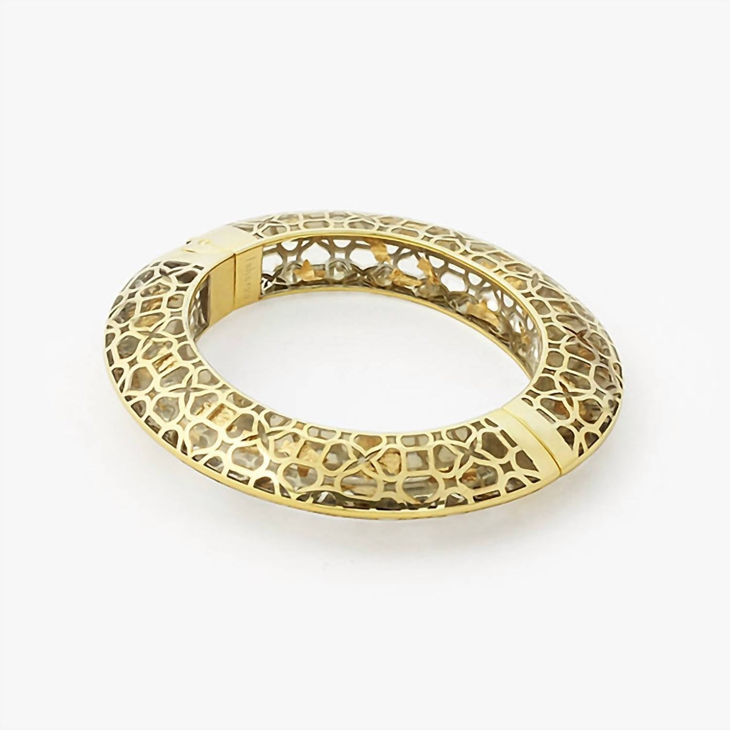 Avenue Chic - Women's Temple Muse Oval Hinge Cuff