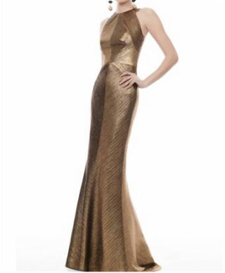 Frascara - Vestido longo com decote halter