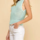 Millibon - Crew Neck Crochet Tank Top