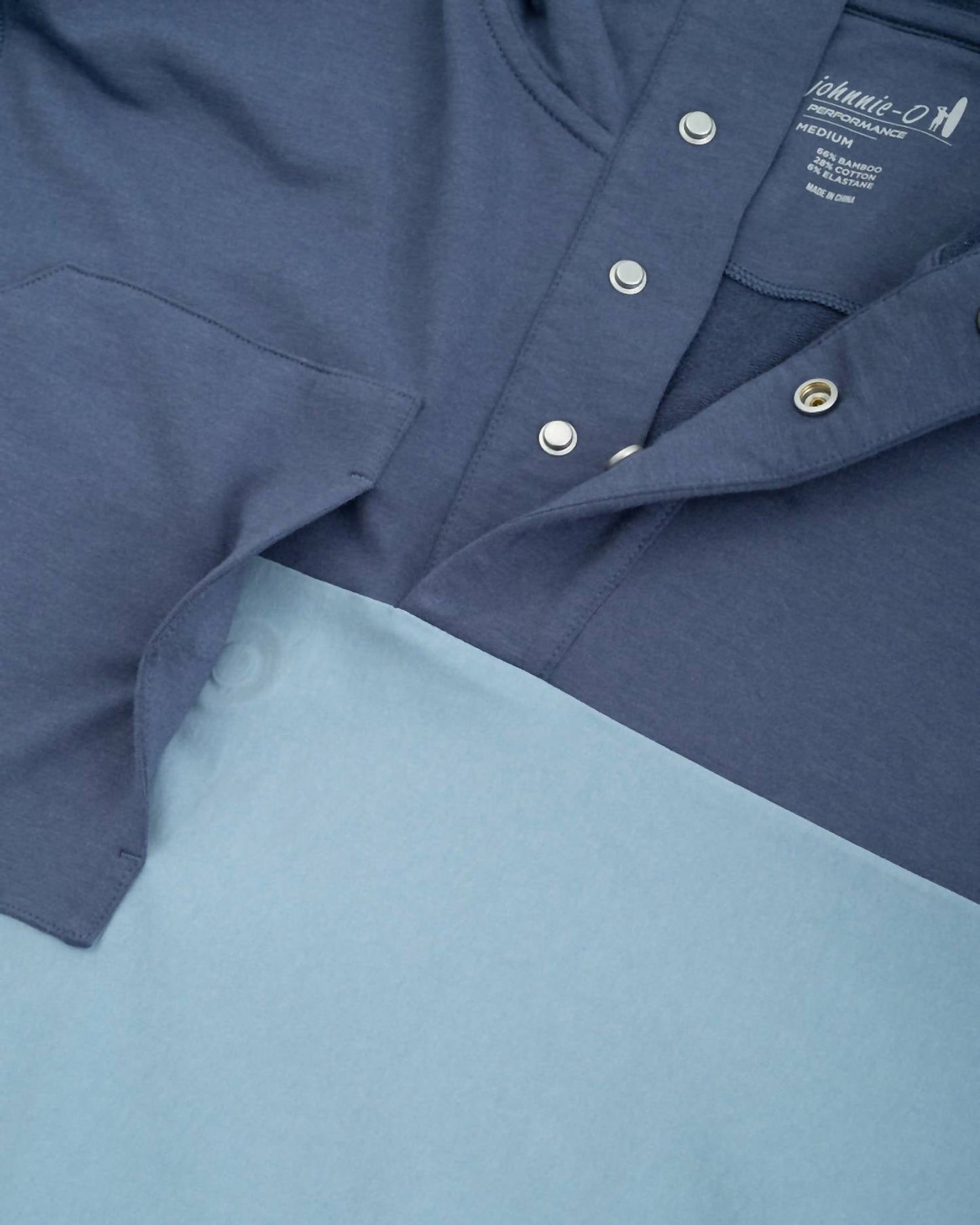 Johnnie-O - Men's Harrison Mixed Media Henley Hoodie