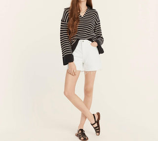 J.Crew - Short Jeans de Cintura Alta