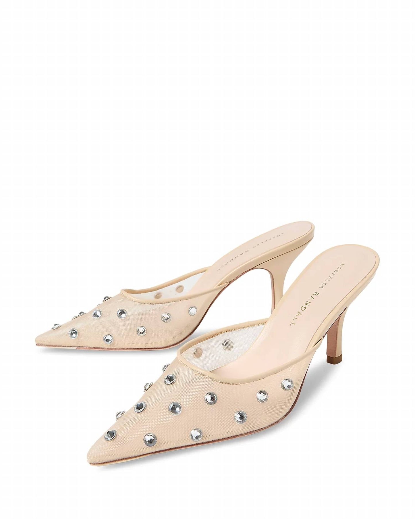 Loeffler Randall - Paloma Mesh Mid-Heel Closed Toe Mule