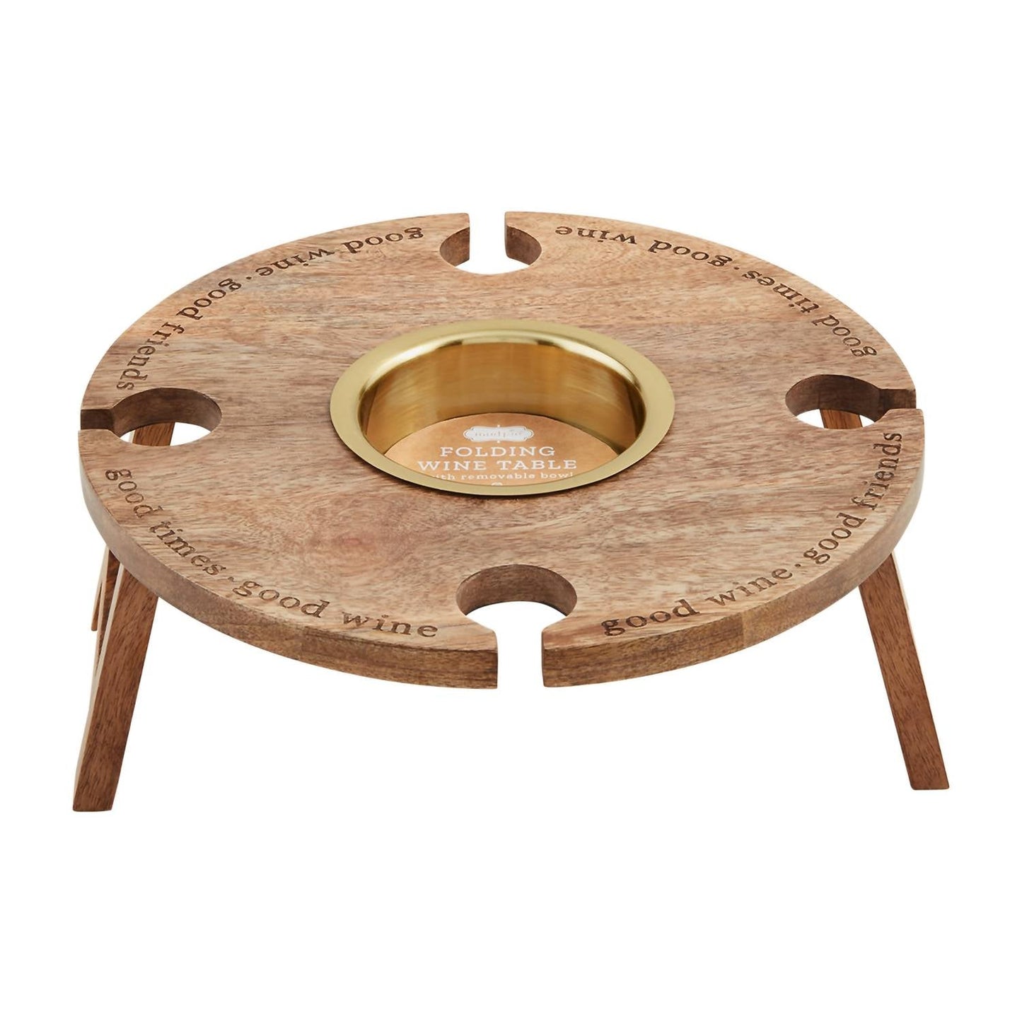 Mudpie - Folding Wine Tray