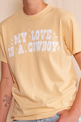 People Of Leisure - Camiseta "Meu amor é um cowboy"