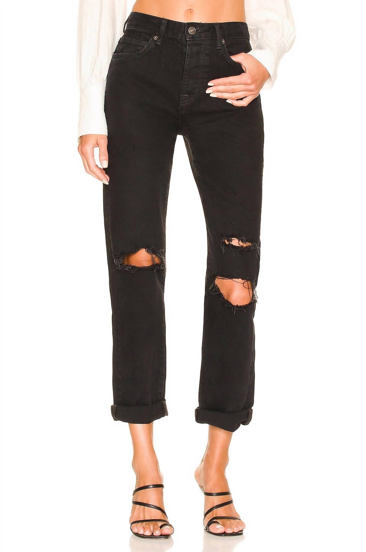 Free People - Bren Boyfriend Jean
